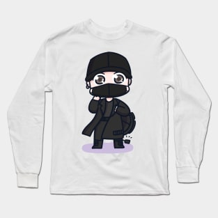 Jungkook with shoes tag Long Sleeve T-Shirt